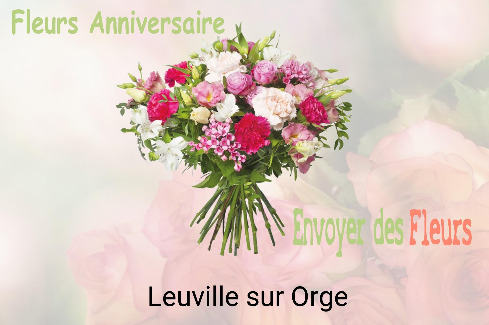 Bouquet de fleurs d’anniversaire livré à Leuville-sur-Orge